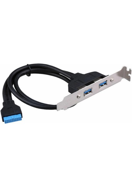 1 Adet Kphrtek Usb3.0 Arka Panel Genişletme Braketi 20PIN Başlık Kablosu Anakart Adaptörü L (Yurt Dışından)