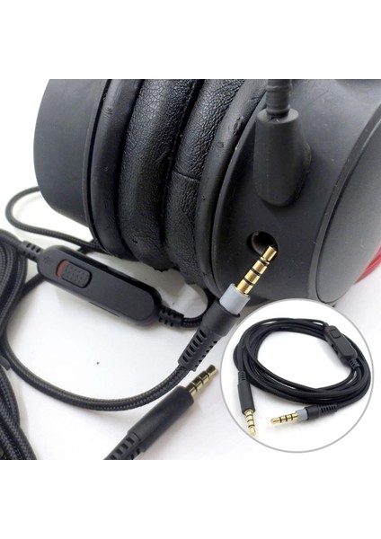 Kingston Alpha Için Ses Kontrolü ile Ses Kablosu Yedek Kulaklık Aux Kablosu (Yurt Dışından)