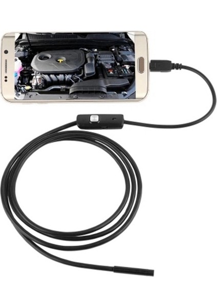 Telefon Endoskop 5.5mm 1.5m Kablo 640X480 Hd USB Su Geçirmez Endoskop Muayene Borescope Kamera Android Cep Telefonu Pc Için (Yurt Dışından)
