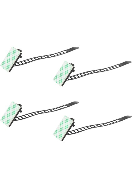 20 Adet Siyah Yapışkan Ayarlanabilir Tel Bağları Kablo Klipsleri Kelepçe Plastik (Yurt Dışından) fırsatları