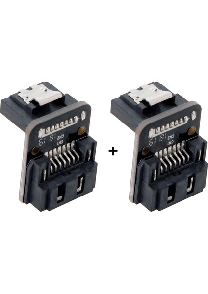 Ngff Sata 7pin Dişi 7pin Erkek Kadar 90 Derece Açılı Adaptör Anakart Anakart Masaüstü Bilgisayarlar Için SSD HDD (Yurt Dışından)
