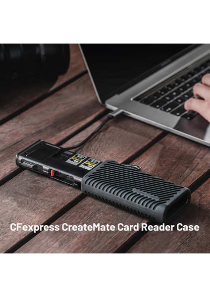 Createmate Cfexpress Type B - Sd Kart Okuyucu Kutusu ( Siyah)
