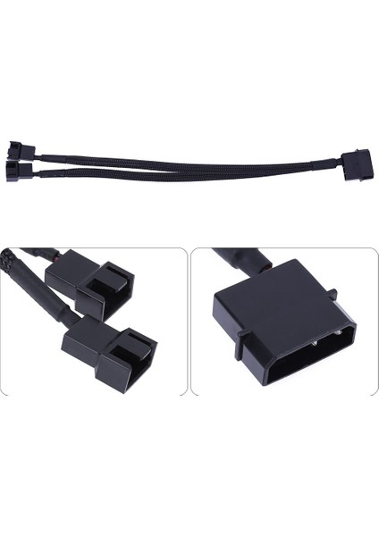 Güç Kablosu 27CM 12V 4pin 2-Port 3pin/4pin Soğutucu Soğutma Fanı Splitter Güç Kablosu Besleme Fişi Pc Fan Için (Yurt Dışından) modelleri