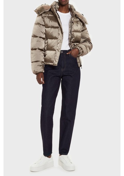 Logolu Parlak Saten Kadın Şişme Mont J20J224616PAV modelleri