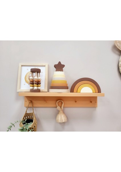 Tinyminywoods Yıldız Halka Kule Set (Halka Kule + Abaküs + Gökkuşağı )Ahşap Oyuncak Dekor Montessori Oyuncak fiyatları