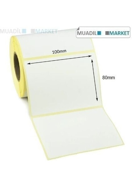 100 x 80 mm Termal Etiket