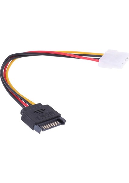 1 Adet Sata Ide Güç Kablosu 15 Pin Sata Erkek Molex Ide 4 Pin Dişi Kablo Adaptörü Sıcak Satış (Yurt Dışından)