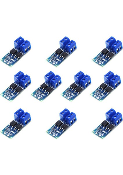 10 Adet Dc 5V-36V 15A(MAX 30A) Mosfet Mos Fet Tetik Anahtarı Sürücü Modülü 0-20KHZ Pwm Regülatör Kontrol Paneli (Yurt Dışından)