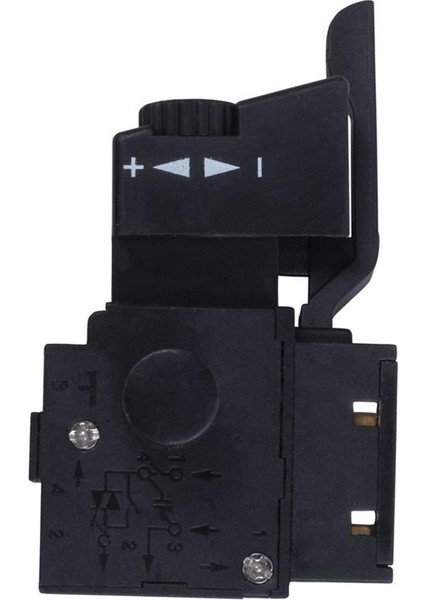 Fa2-6/1bek Spst Elektrikli Alet Tetik Düğmesi Anahtarında Kilit Siyah (Yurt Dışından)