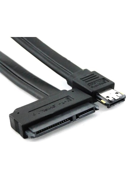 Sıcak Yepyeni Çift Güç Esata USB 12 V 5 V Combo 22PIN Sata USB Sabit Disk Kablosu 2.77 (Yurt Dışından)