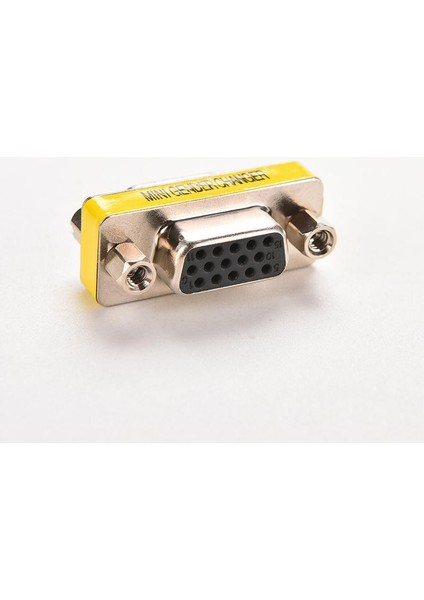 1 Adet 15 Pin D-Sub VGA Hd Svga Dişi Mını Cinsiyet Değiştirici Adaptör Pc VGA Dişi Konnektör F/f Kablo Uzatma Dönüştürücü (Yurt Dışından) fırsatları