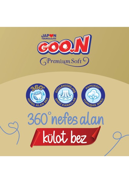 Premium Soft 6 Numara Süper Yumuşak Külot Bebek Bezi - Adet