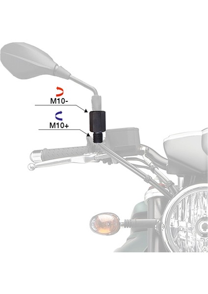 Motomaster Ayna Adaptörü -10 +10 Tersten Düze