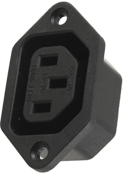 Ac 250V 10A Iec 320 C13 Panel Montajlı Fiş Konnektör Soketi Siyah (Yurt Dışından) modelleri