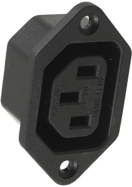 Ac 250V 10A Iec 320 C13 Panel Montajlı Fiş Konnektör Soketi Siyah (Yurt Dışından) fırsatları