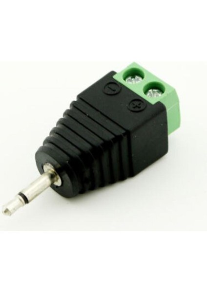 3 Adet 2.5mm Mono Erkek Av Vidalı Video Av Balun Vidalı Terminal Fiş Adaptörü Nikel (Yurt Dışından)