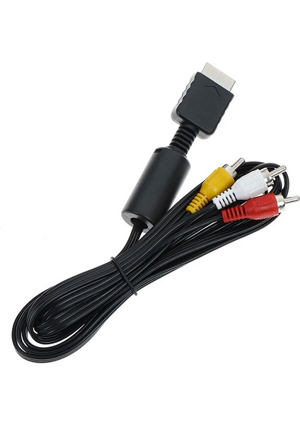 1.8 M 3 Rca Kompozit Video Av Tv Adaptör Kablosu 3rca Rgb 1080 P Bağlantı Kablosu Dönüştürücü Ps2 Ps3 (Yurt Dışından)