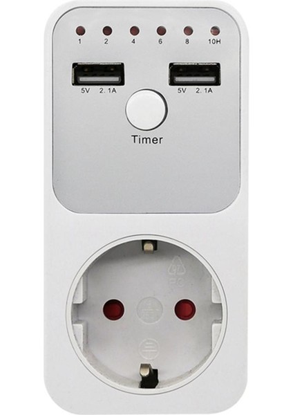 Adet Dalgalanma Koruyucusu Soket Gerilim Rölesi Dijital Zamanlayıcı Soket Anahtarı 6 Saat 220V 230V Cihaz Zaman Kontrolörü Ab Tak (Yurt Dışından)