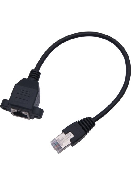 Kategori 5 Saf Bakır Ağ Kablosu RJ45 Erkek - Dişi Uzatma Kablosu, Kulaklı, Bükülmüş Korumalı (Yurt Dışından)