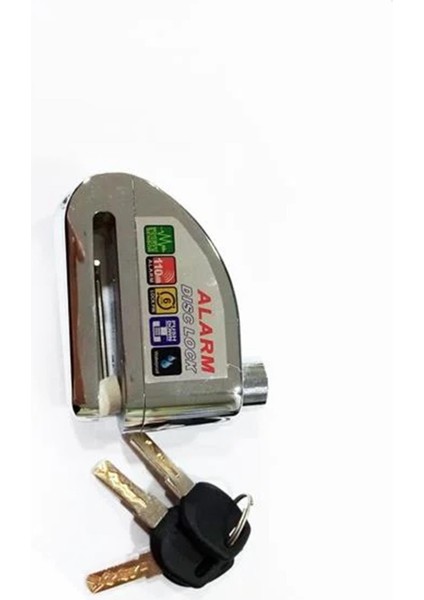 Disk Kilidi Alarmlı ve Hatırlatma Kablolu Gri