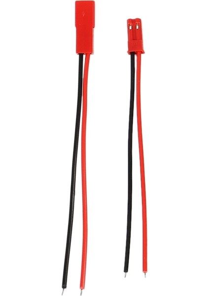 10 Çift 2 Pin Jst Fiş Konnektörü M - F 110MM Kablo Teli Kırmızı Siyah (Yurt Dışından) indirimleri