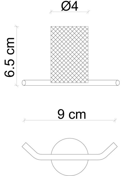 Fn-70101 Krom & Siyah Askılık fiyatları
