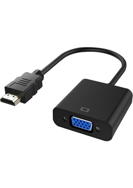 Adet HDMI Erkek 1080P Hdtv Pc Için VGA Dişi Video Kablo Kordonu Dönüştürücü Adaptör (Yurt Dışından) fiyatları