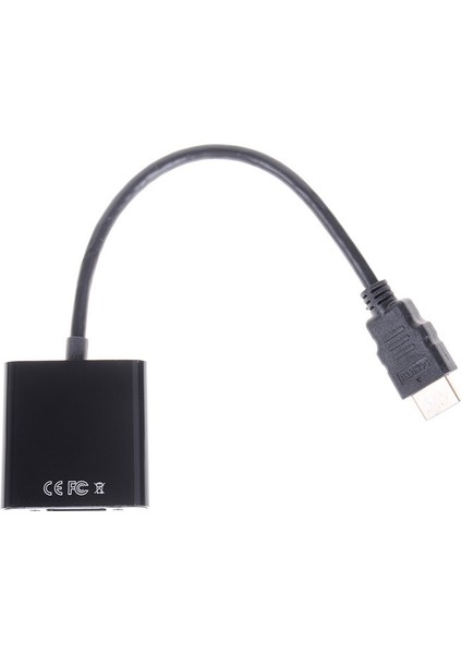 Adet HDMI Erkek 1080P Hdtv Pc Için VGA Dişi Video Kablo Kordonu Dönüştürücü Adaptör (Yurt Dışından) fırsatları