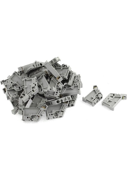 50 Adet 35MM Dın Ray Terminal Bloğu Uç Durdurucu Montaj Klipleri (Yurt Dışından) fiyatları
