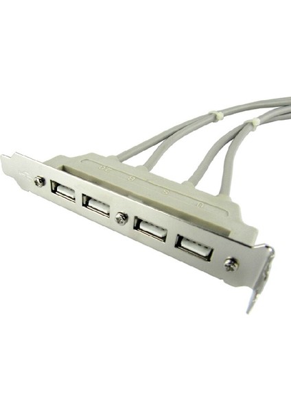 Pcı 4 Portlar USB 2.0 A Dişi Vidalı Anakart 9 Pinli Başlık Kablosu Braketli (Yurt Dışından) fiyatları
