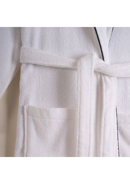 %100 Pamuk Bornoz XL Lacivert - Liana Serisi indirimleri