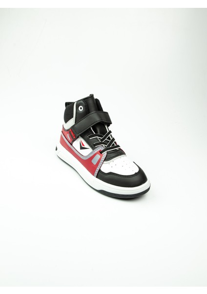 1001 Armix Çocuk Bilekli Spor Siyah Kırmızı Siyah