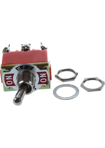 Ac 250V 15A Mandallama 3 Yollu Açma-Kapama-Açık Tek Kutuplu Çift Atışlı Geçiş Anahtarı Turuncu (Yurt Dışından) fırsatları