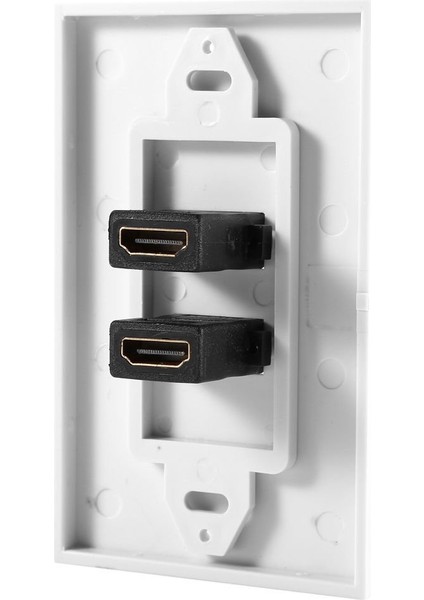Duvar Paneli-1 * Duvar Plakaları 1 * HDMI Bağlayıcılar 8 * Montaj Vidaları-Beyaz (Yurt Dışından) fiyatları