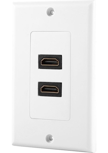 Duvar Paneli-1 * Duvar Plakaları 1 * HDMI Bağlayıcılar 8 * Montaj Vidaları-Beyaz (Yurt Dışından) modelleri