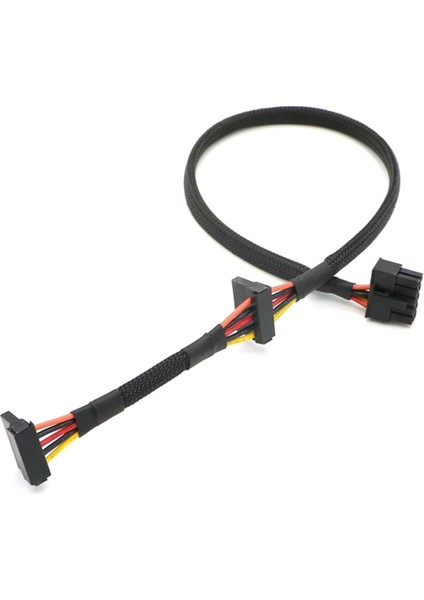 Hp DL380 G6 G7 Sunucu Için Siyah Kollu Anakart 10PIN - Sata 15PIN Sabit Sürücü Güç Adaptörü Kablosu. (Yurt Dışından)