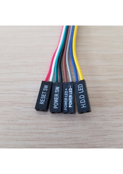 Güç Anahtarı Dupont Adaptör Kablosu 8pin Atx Anakart Için Lenovo Pc Ana Bilgisayar Kasası Ön Panel 20 cm (Yurt Dışından) modelleri