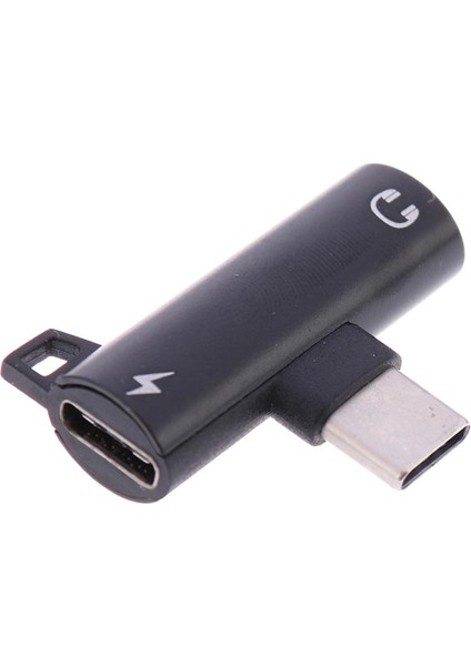 USB C Ses Şarj Adaptörü Kulak Ayırıcı Tip C - 3,5 mm Jak Dönüştürücü (Yurt Dışından)