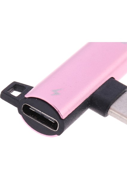 USB C Ses Şarj Adaptörü Kulak Ayırıcı Tip C - 3,5 mm Jak Dönüştürücü (Yurt Dışından)