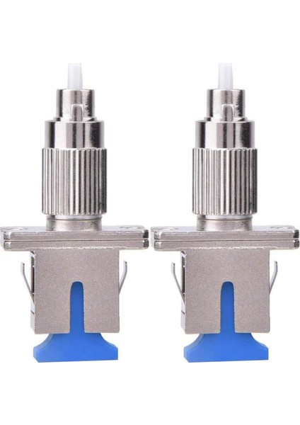2x Fc-Sc Tek Modlu Bağlayıcı Hibrit Dönüştürücü Fiber Optik Adaptör, Fc Erkek - Sc Kadın Için (Yurt Dışından)