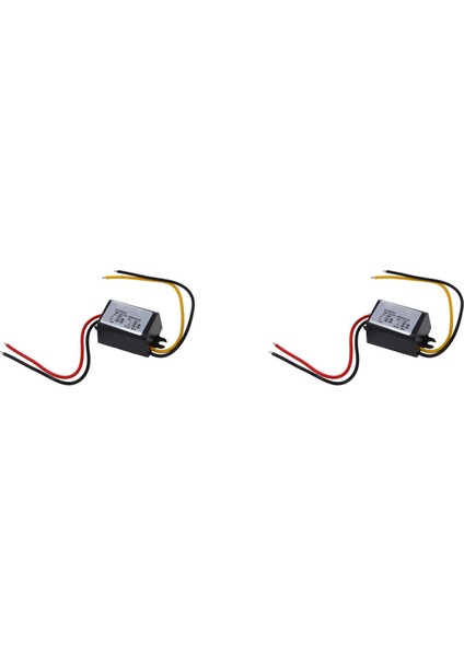 2x Su Geçirmez Dc Dönüştürücü Akım Trafosu Dc 12V - 9V 2A Yeni (Yurt Dışından)