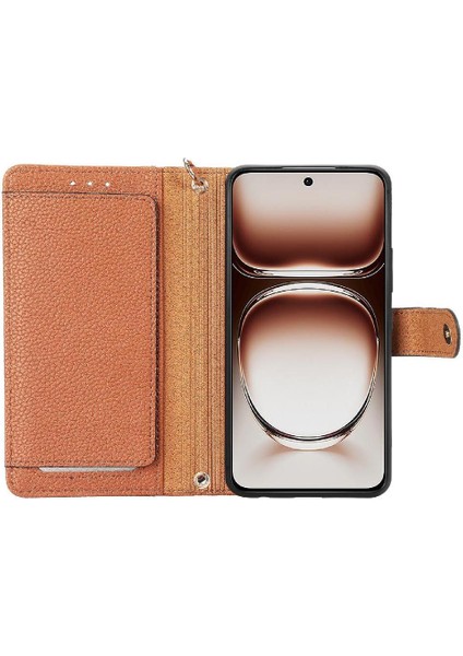 Oppo Oppo 12F Cüzdan Aşk Darbeye Deri Kılıf Fermuar Için Flip Case (Yurt Dışından)