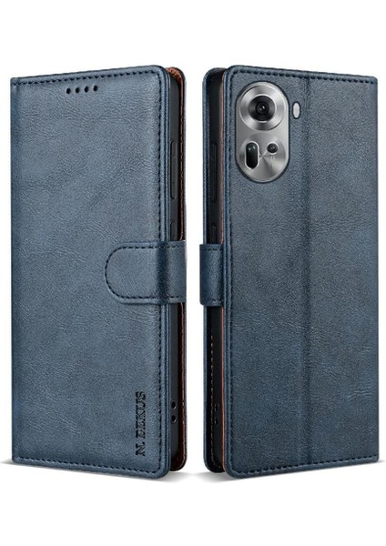 Bdt Shop Oppo RENO11 Pro Çift Katmanlı Koruma Için Flip Case Yan Cep Kartı (Yurt Dışından)