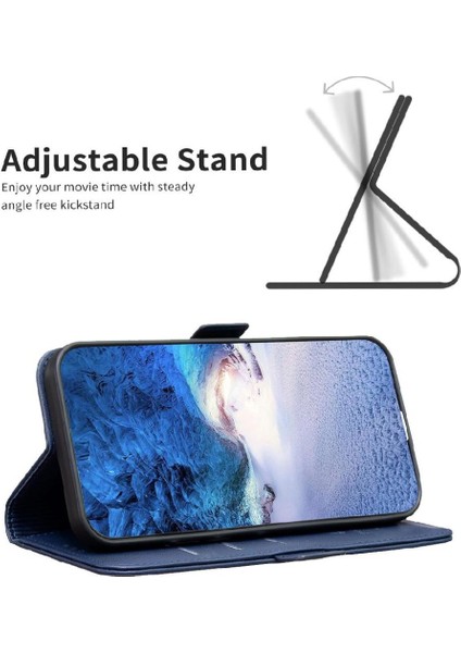 Onur X6A Kickstand Manyetik Pu Deri Cüzdan Kart Yuvaları Için Flip Case (Yurt Dışından)