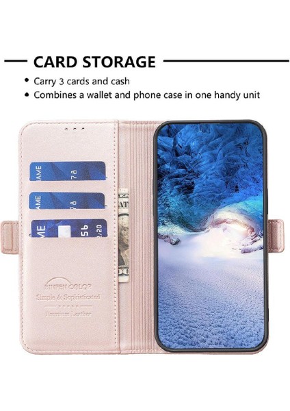 Oppo Bulmak Için Flip Case X6 Kart Yuvaları Tutucu Kickstand Darbeye Tpu Pu (Yurt Dışından)