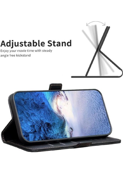 Oppo Bulmak Için Flip Case X6 Pro Kickstand Manyetik Kart Yuvaları Tutucu Tpu Pu (Yurt Dışından)