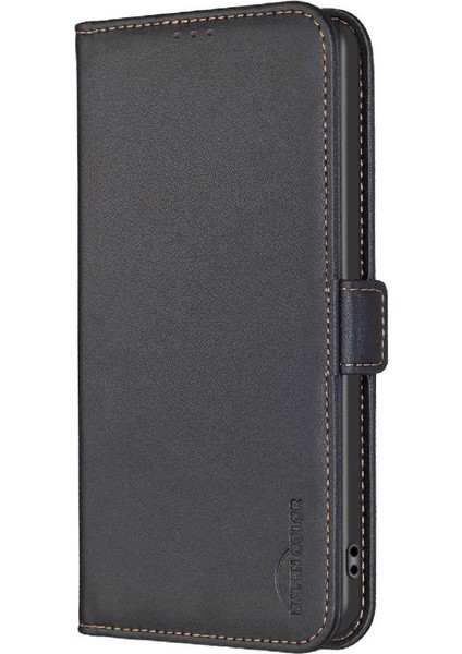 Oppo Bulmak Için Flip Case X6 Pro Kickstand Manyetik Kart Yuvaları Tutucu Tpu Pu (Yurt Dışından)