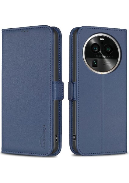 Oppo Bulmak Için Flip Case X6 Pro Kickstand Manyetik Kart Yuvaları Tutucu Tpu Pu (Yurt Dışından)