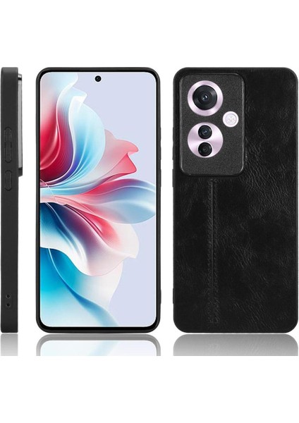 Oppo RENO11 F/oppo F25 Pro Kart Yuvası Kickstand Vegan Pu Için Cüzdan Kılıf (Yurt Dışından)
