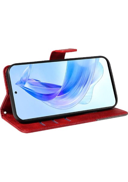 Elmas Dikiş Deri Telefon Kılıfı ile Onur 90 Lite Için Flip Case ve (Yurt Dışından) fiyatları